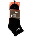 Nike - Sport Quarter 6er Pack Socken - Schwarz