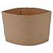 Sipoes Protective Corrugated Cup Sleeve, Brown (Pack of 50)