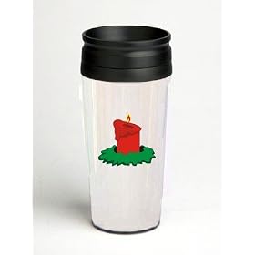 16 oz. Double Wall Insulated Tumbler with candle - Paper Insert by SHOPZEUS