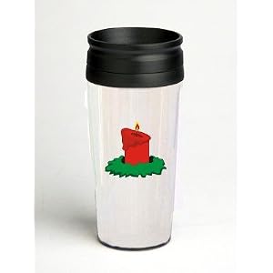 16 oz. Double Wall Insulated Tumbler with candle - Paper Insert by SHOPZEUS