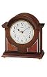 Seiko Mantel Chime Clock Brown Wooden Case