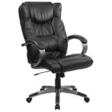Black Leather High Back Executive Office Chair [BT-9088-BK-GG]