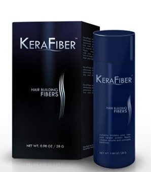 KeraFiber Hair Building Fibers - Fuller, Thicker Hair in 30 seconds. This Revolutionary Hair Thickening Product Eliminates The Appearance Of Thinning Hair. The Hair Loss Concealer Contains All Natural Keratin Protein and Is Available In 9 Colours. Application Of These Hair Building Fibers Takes Less than 30 Seconds and The End Result Looks Extremely Natural. Also, No Embarassing Moments As The Fibers Are Rain, Sweat and Touch Resistant. Endorsed By Doctors, Stylists & Make-up Artists.