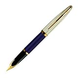 Waterman Carene Deluxe Blue Lacquer GT Fountain Pen w/ Fine Nib