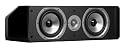 Polk Audio CS20 Center Channel Speaker (Single, Black)