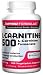 L-Carnitine ( important co-factor for energy production from fats ) 500 mg 100 VCaps ...