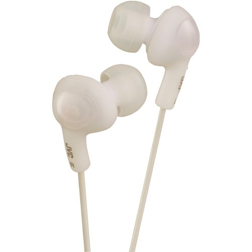 JVC HAFX5W Gumy Plus Inner Ear Headphones - White