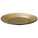 Anchor Hocking Presence 8-Inch Glass Luncheon Plate - Mocha 6 Pack