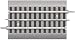 Lionel FasTrack Half Straight Track Section - 612024