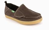 Sanuk Standard Shoe - Kids' Dark Brown, 6.0