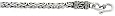20 in. Sterling Silver 3/16 in. Thick Square Byzantine Chain