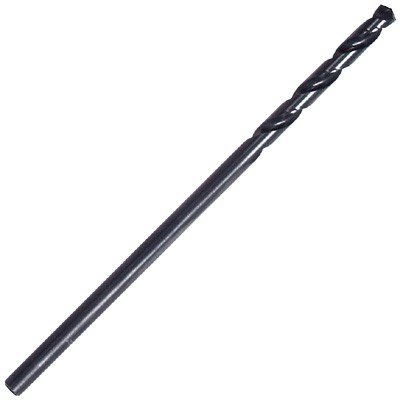 5 Pack Vermont American 13160 5/32" x 6" Black Oxide Extended Length / Aircraft Drill Bit