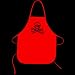 Pirate Apron - Red Jolly Roger