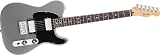Fender Blacktop Telecaster HH Electric Guitar Silver Rosewood