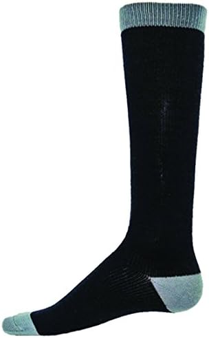Posh Socks Hamptons Mens Dress Compression Socks ( Black - Large )