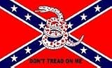 NEW 3x5 Rebel Don't Tread On Me Confederate Flag 3 x 5