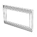 Sharp : RK93S27 27in Built-in Trim Kit - Stainless (for R930CS)