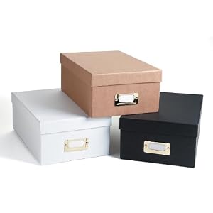 Darice-Tan-Photo-Storage-Box