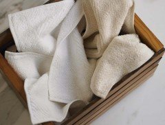 Organic Cotton Wash Cloth (White)
