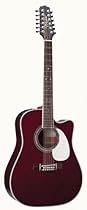 Buy Takamine JJ325SRC-12 Takamine Pro Series JJ325SRC-12 John Jorgenson 12 String Dreadnought Acoustic Electric Guitar, Gloss Red with Case