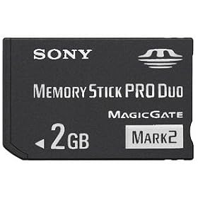 2 GB Sony PRO DUO (Mark 2) Memory Stick for PSP