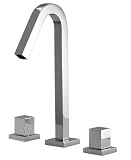 X7716-X2073 XRectangular 11" Widespread Lavatory Faucet in Polished Chrome Square
