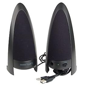 Benwin 2-Piece ARC USB 2.0 Multimedia Speakers by Benwin