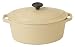 CHASSEUR オーバルキャセロール 25cm クリーム CH37325CR