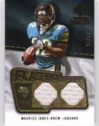 2008 SP Rookie Threads Flashback Fabrics 85-90 #FFMJ Maurice Jones-Drew - Jacksonville Jaguars (Piece of Authentic Jersey - Serial #d to 85) (Football Cards)