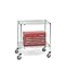 Metro (InterMetro) / Emerson - 65127-IP - 48L x 18W x 40H Brite Steel Wire Cart, 900 lb. Load Capacity