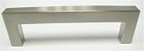 Top Knobs, Nouveau III - M1161, Square Bar Pull 3 3/4 in Brushed Satin Nickel