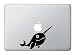 The Happiest Narwhal of All - Vinyl Laptop or Macbook Decal