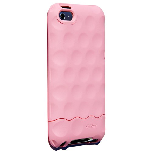 Soular e.K. Hard Candy Bubble Slider Soft Touch H&uuml;lle f&uuml;r Apple iPod Touch4 pink