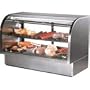 True 6-Foot Curved Glass Deli Case TCGG-72-S
