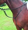 Shires Bib Martingale-Black - Cob