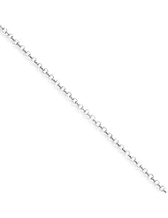 .925 Sterling Silver 2mm Rolo Chain