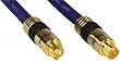 S-VHS Video-Kabel Stecker Stecker 5m, blau