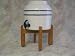 Solid Oak Counter Stand