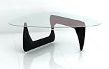 New Isamu Noguchi Inspired Glass Coffee Table