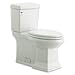American Standard 2817.128.020 Town Square Concealed Trapway RH Elongated Toilet with Seat, White
