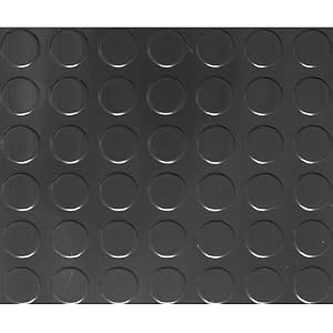 G-Floor Van Trailer Floor Coverings - 9ft. x 44ft., Coin Design, Midnight Black, Model# GF85CN944MB by 
