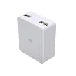PLANEX 急速充電(2000mA)2ポートUSB ACアダプタ ホワイト PL-WUCHG03-W (iPod/iPad/iPhone4s/4/3GS/3G/Xperia/ウォークマン/Xperia/Galaxy/au/docomo/SoftBank 海外対応)