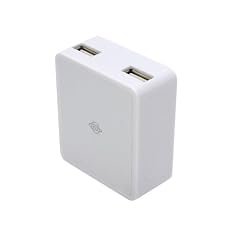 PLANEX 急速充電(2000mA)2ポートUSB ACアダプタ ホワイト PL-WUCHG03-W (iPod/iPad/iPhone4s/4/3GS/3G/Xperia/ウォークマン/Xperia/Galaxy/au/docomo/SoftBank 海外対応)