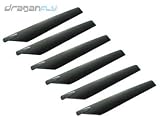 from Shenzhen TWF Hobby Co., Ltd 3 Sets of Black Upper Replacement Blades (6 pieces) for the Lama II V4 - Blade A (Qty 6)