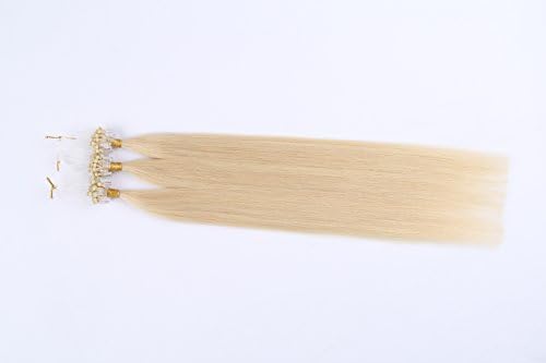 Angelbabyhair Micro Ring Human Hair Extension Silk Straight 18inch 1.0g/s 100g #613