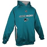 NHL Youth San Jose Sharks Colorblocked Performance Fleece - R58Nnsrr (Shark Teal, Large)
