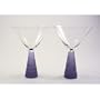 Prescott Martini Glass in Plum (Set of 2)