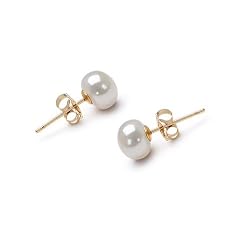 White 6-7mm AAA Freshwater Pearl Earring Set White 6-7mm AAA Freshwater Pearl Earring Set