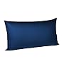 fleuresse Kissenbezug colours 9100-6544, 40x80cm, Mako Satin, Farbe Marine, 100% Baumwolle, mit Rei�verschluss