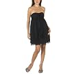 Mossimo&reg; Black: Strapless Ruffle Front Dress - Ebony